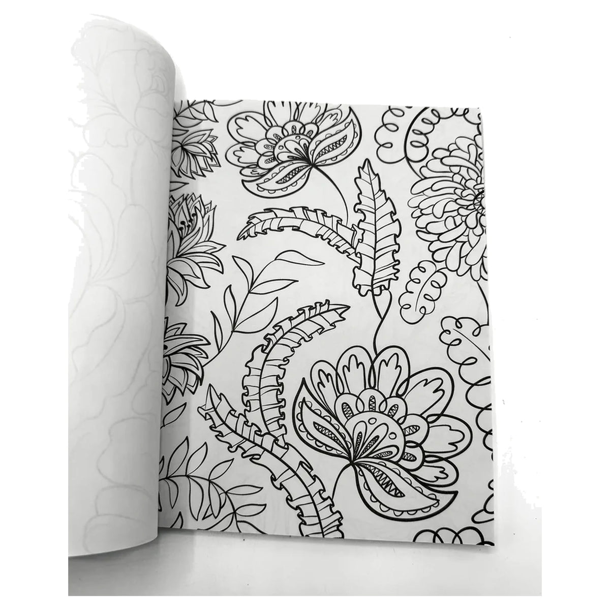 Stress Less Coloring - Flower Patterns by Adams Media