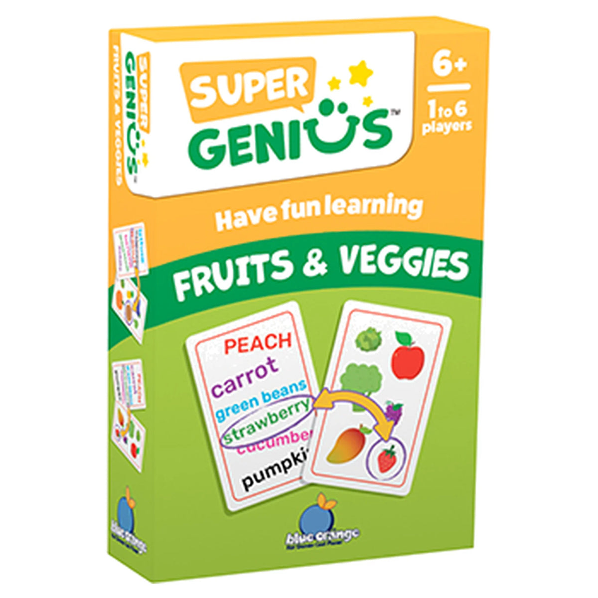 Super Genius Fruits & Veggies : The Clever Card Challenge