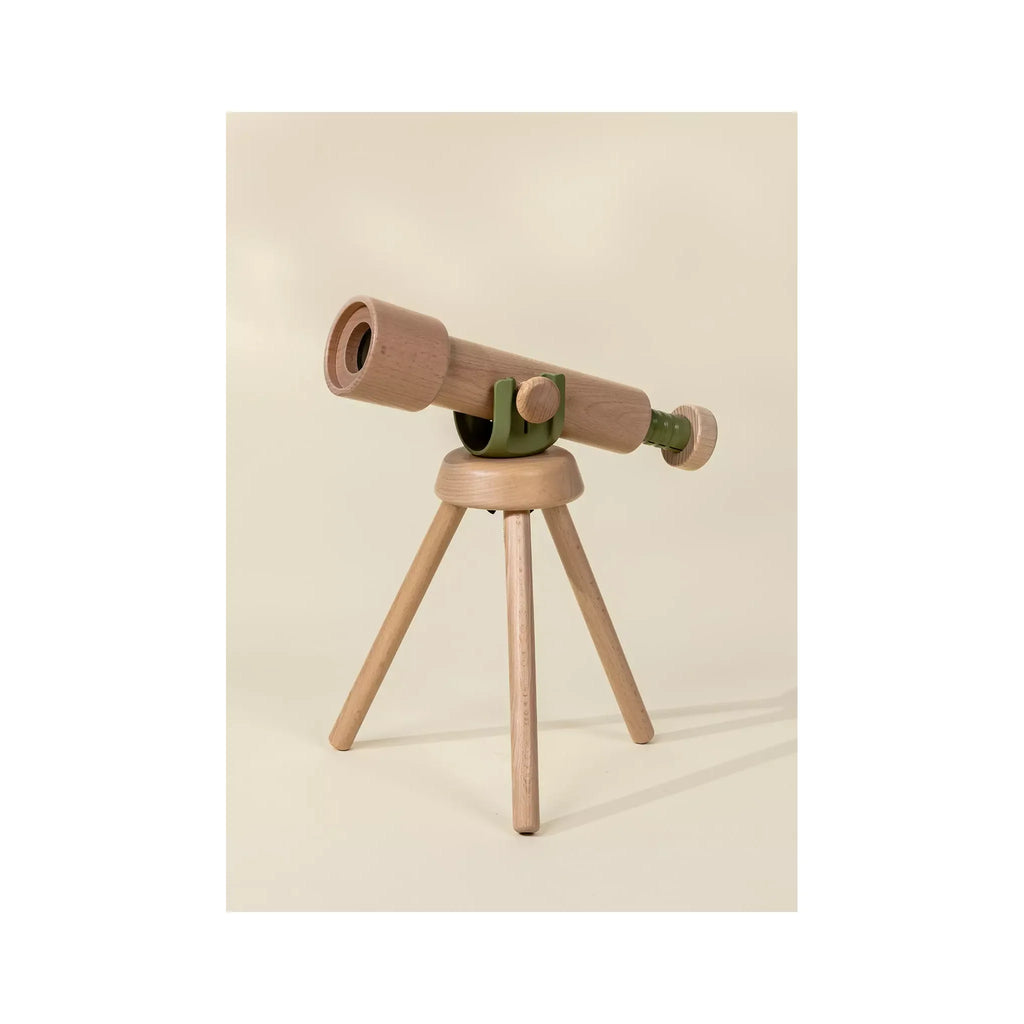 Wooden Tripod Telescope – 15x Zoom